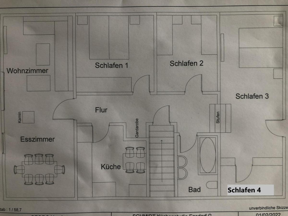 Ironico Homestay 4 Schlafzimmer Ferienwohnung 100 M2 Nahe Bostalsee Eisen  Exterior photo